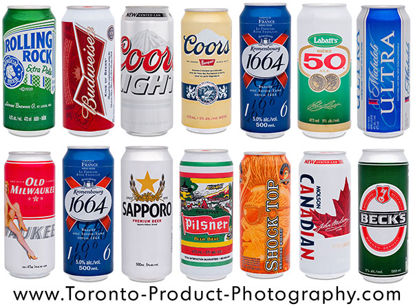 Toronto Beer Can Product Photography, Beer Photography for the LCBO, SAQ, BECKs, Beer Contact Sheet-Jules Design, Budweiser, Coors Light, Coors, Kronenbourg 1664, Labatts. 50, Michelob Ultra, Molson Canadian, OLD MILWAUKEE, Old Style Pilsner, Rolling Rock Extra Pale, SAPPORO, Shock Top, Spaten, Toronto Product Photography, Jules Design, www.julesdesign.ca; MLCC, SAQ, LCBO, Canadian Beer  